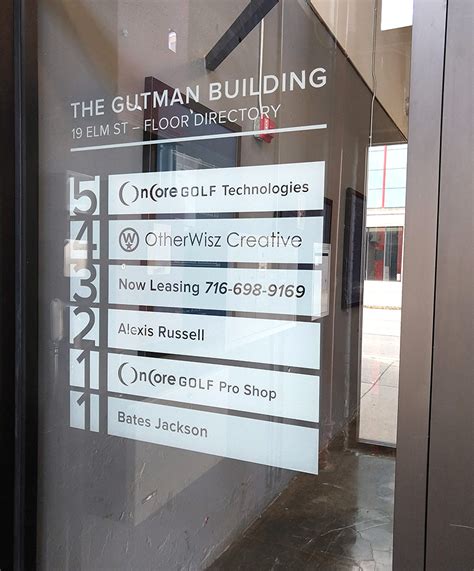 Floor Directory .